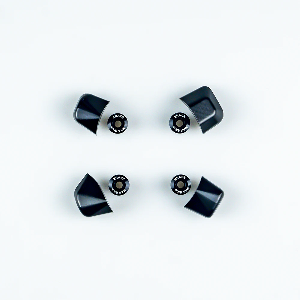ZRACE CNC Chainring Bolts Covers 7075AL Chainwheel Screws Nuts For  FC-R7000 FC-R8000 RC-R9100 / 105 Ultegra DURA-ACE Crank Bolt