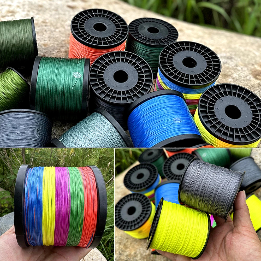 JOF X8 X16 Strands PE Braided Fishing Lines 0.16mm-0.8mm 18-200LB 300M 500M Multifilament Wires Sea Fish Line Ocean Rock Fshing