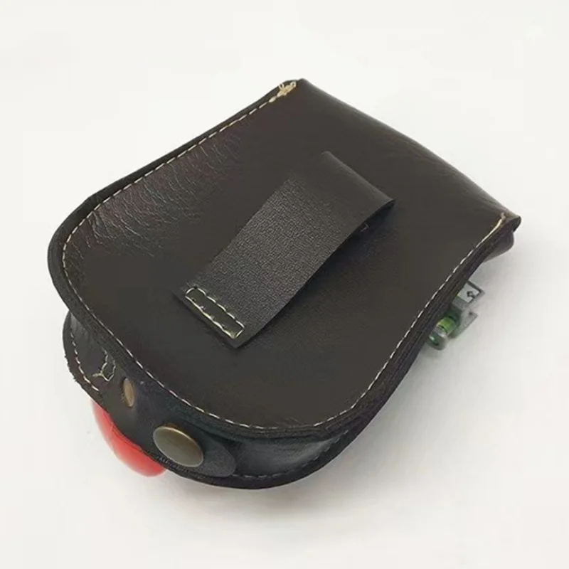 Black/brown Slingshot Steel Ball Carrying Storage Bag Handmade Leather Multifunctional Magnetic Suction Integrated Waist Bag