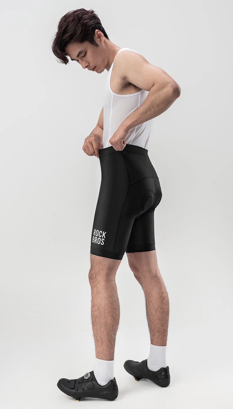 ROCKBROS Men's Cycling Shorts 3D Gel Pad Cycling Underwear Anti-Slip Breathable Bike Bicycle Liner Shorts Men MTB Road Riding