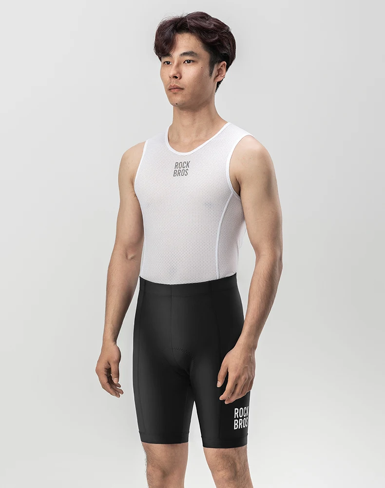 ROCKBROS Men's Cycling Shorts 3D Gel Pad Cycling Underwear Anti-Slip Breathable Bike Bicycle Liner Shorts Men MTB Road Riding