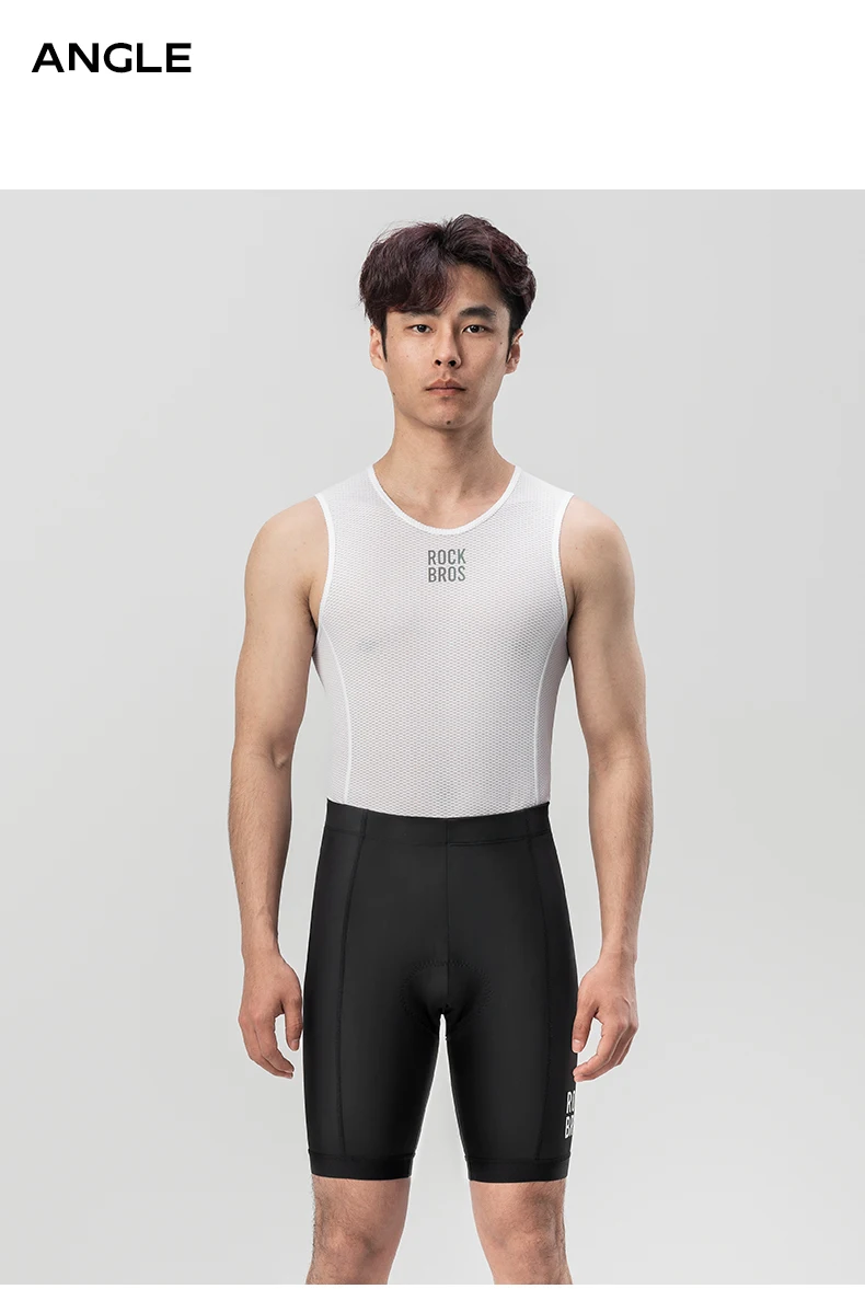 ROCKBROS Men's Cycling Shorts 3D Gel Pad Cycling Underwear Anti-Slip Breathable Bike Bicycle Liner Shorts Men MTB Road Riding