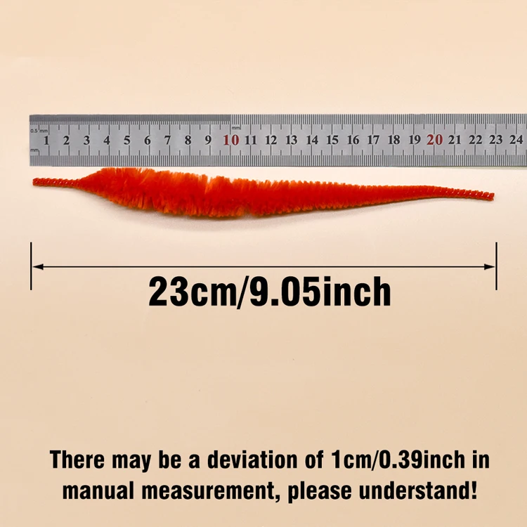MNFT 12Pcs Mangum Dragon Tails Pike Muskie Steelhead Fly Tying Lure Saltwater Baitfish Fly Snake Wigle Tail Material Soft Worms