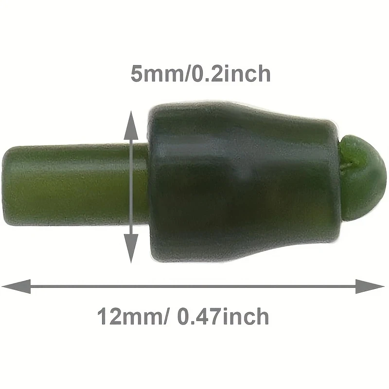 Quick Change Fishing Line Connector Beads, PVC Material, Secure Snap-in Method Feeder Connectors for Fishing Accessories