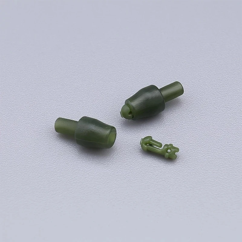 Quick Change Fishing Line Connector Beads, PVC Material, Secure Snap-in Method Feeder Connectors for Fishing Accessories