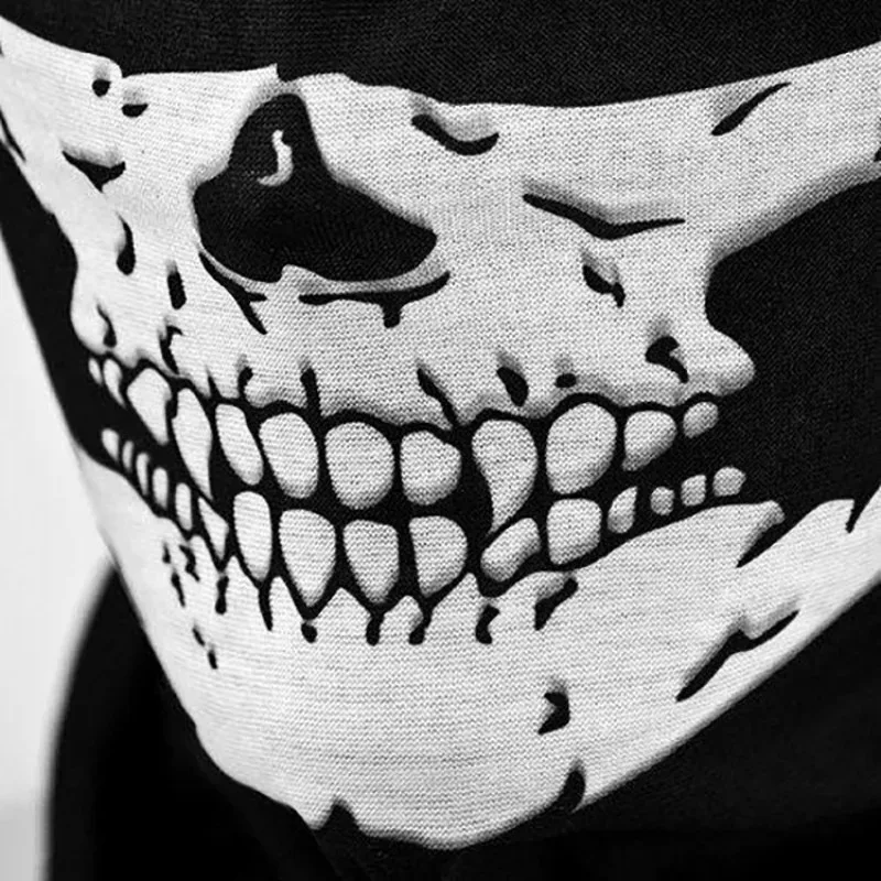 Multi-functional Eight Color Skull Bandana Helmet Camping Halloween Neck Face Mask Paintball Ski Sport Headband Hiking Scarves