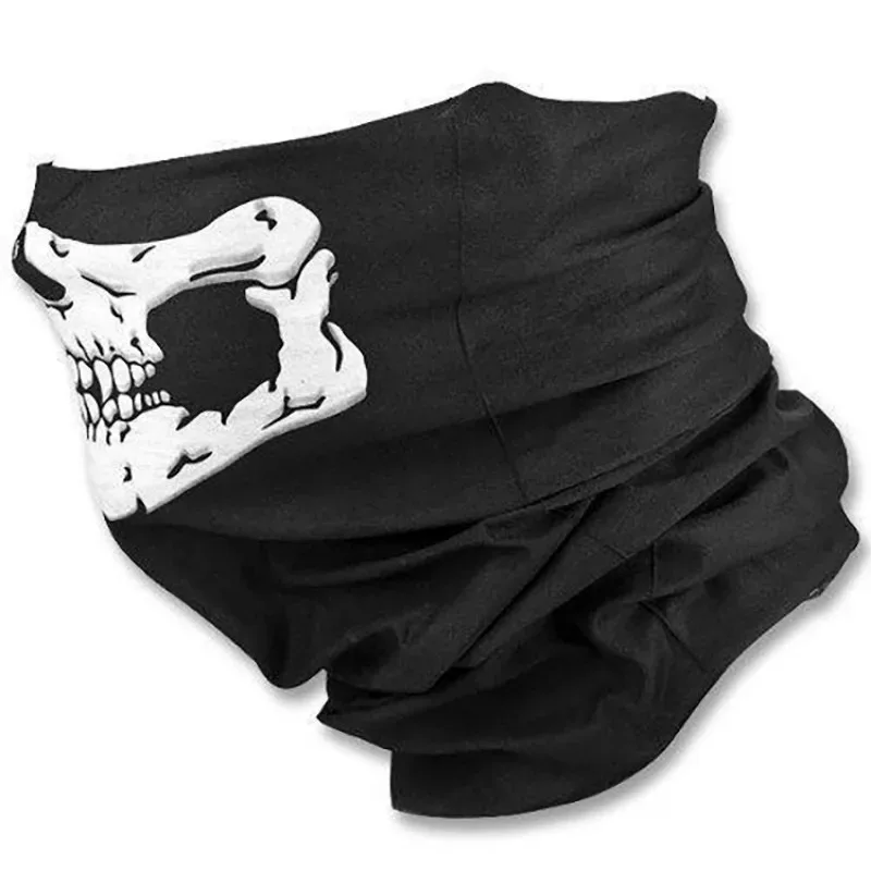 Multi-functional Eight Color Skull Bandana Helmet Camping Halloween Neck Face Mask Paintball Ski Sport Headband Hiking Scarves