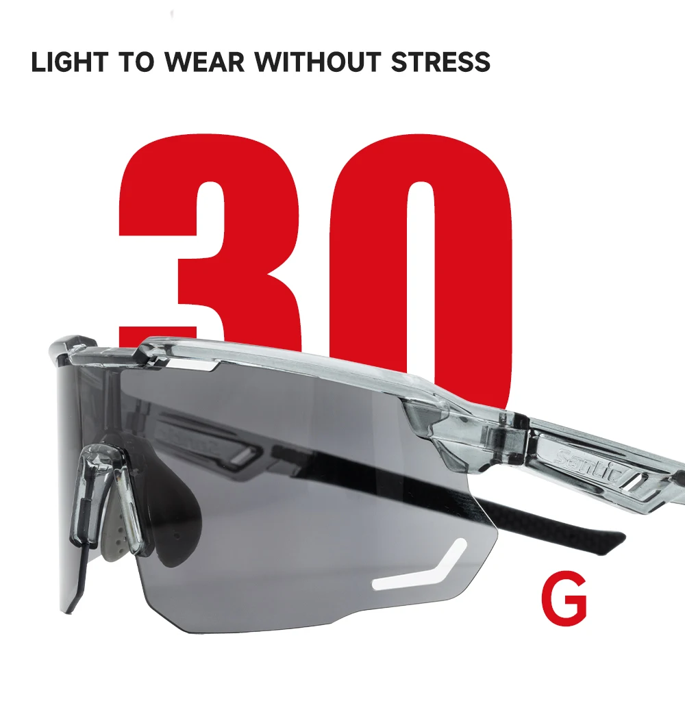 Santic Cycling Glasses Outdoor Sports Sunglasses Men Women Eyewear Sport Polarized Glasses Road Cycling UV400 Protection Glasses
