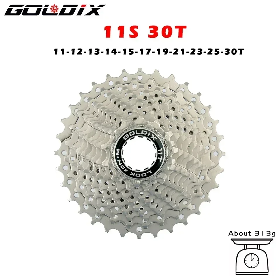 GOLDIX Road Bike 8 9 10 11 12Speed 11-25T/28T/32T/34T/36T Bicycle Cassette Freewheel for SHIMAN* HG Bicycle Accessories