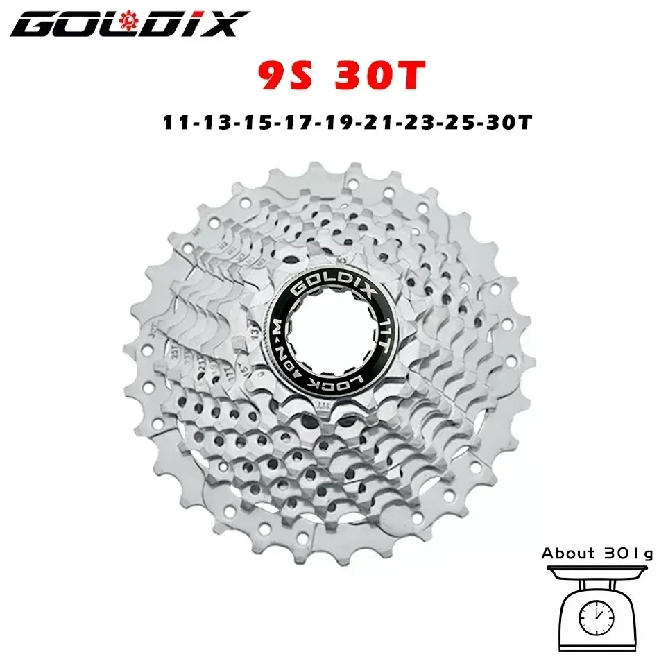 GOLDIX Road Bike 8 9 10 11 12Speed 11-25T/28T/32T/34T/36T Bicycle Cassette Freewheel for SHIMAN* HG Bicycle Accessories