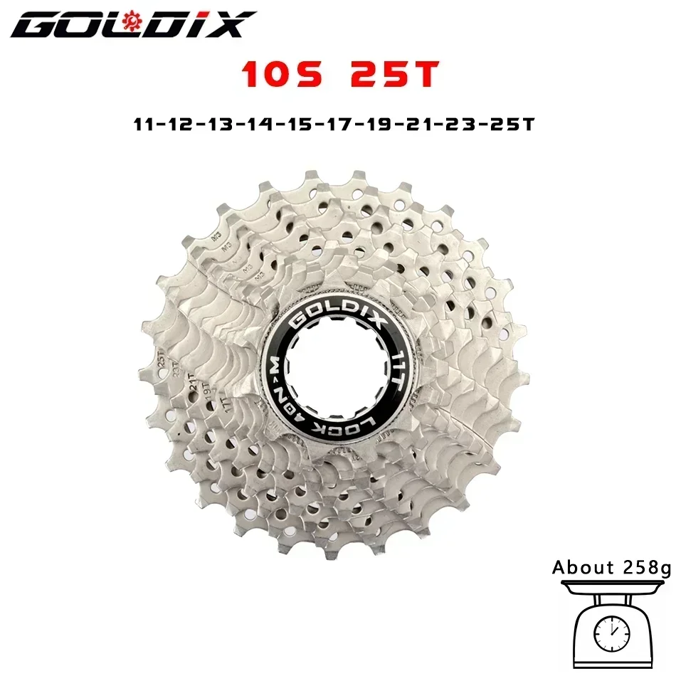 GOLDIX Road Bike 8 9 10 11 12Speed 11-25T/28T/32T/34T/36T Bicycle Cassette Freewheel for SHIMAN* HG Bicycle Accessories