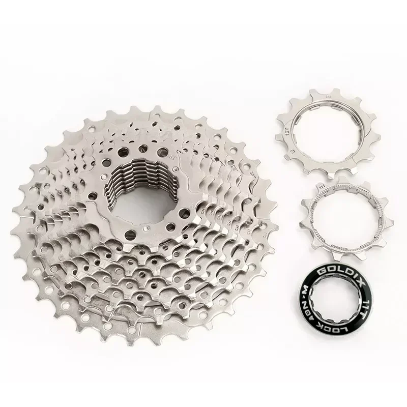GOLDIX Road Bike 8 9 10 11 12Speed 11-25T/28T/32T/34T/36T Bicycle Cassette Freewheel for SHIMAN* HG Bicycle Accessories