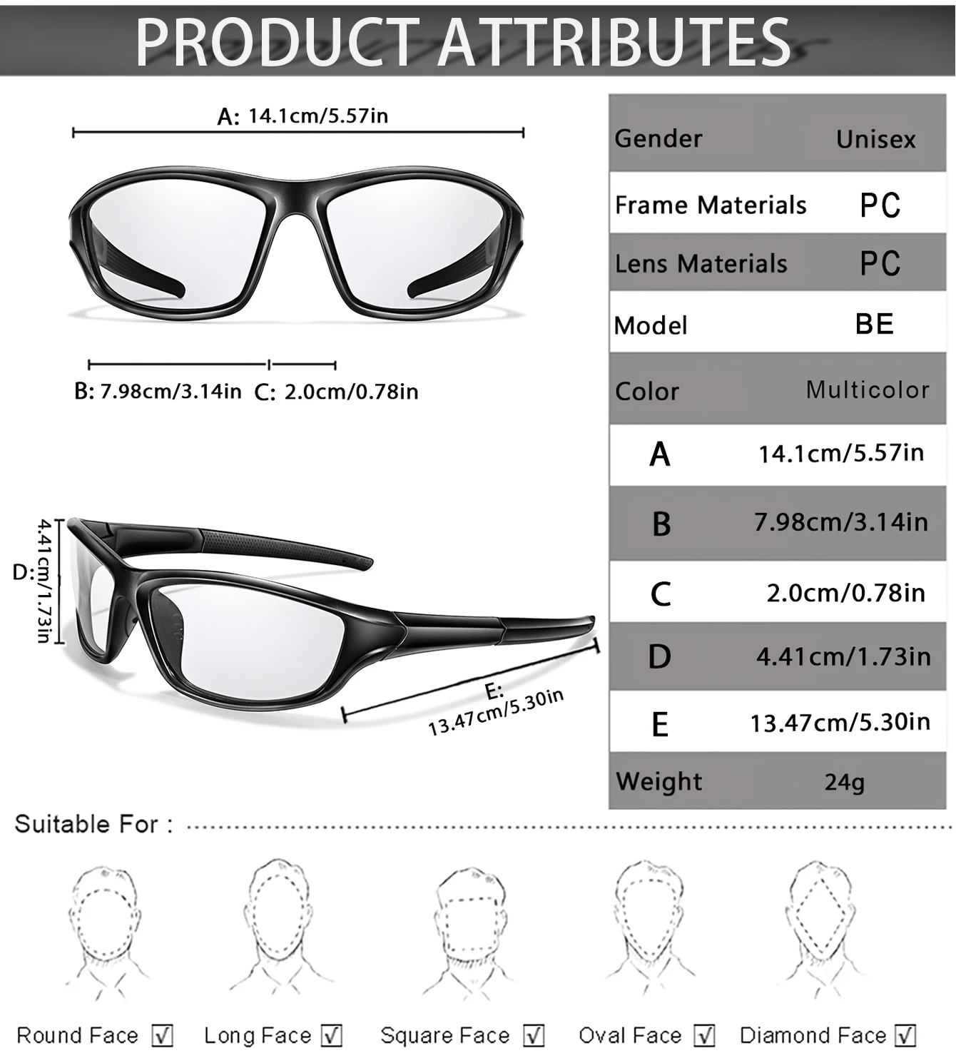 New Style Photochromic Cycling Eyewear Men Women MTB Bike Running Fishing Glasses Comfortable Brand Bicycle Goggles UV400