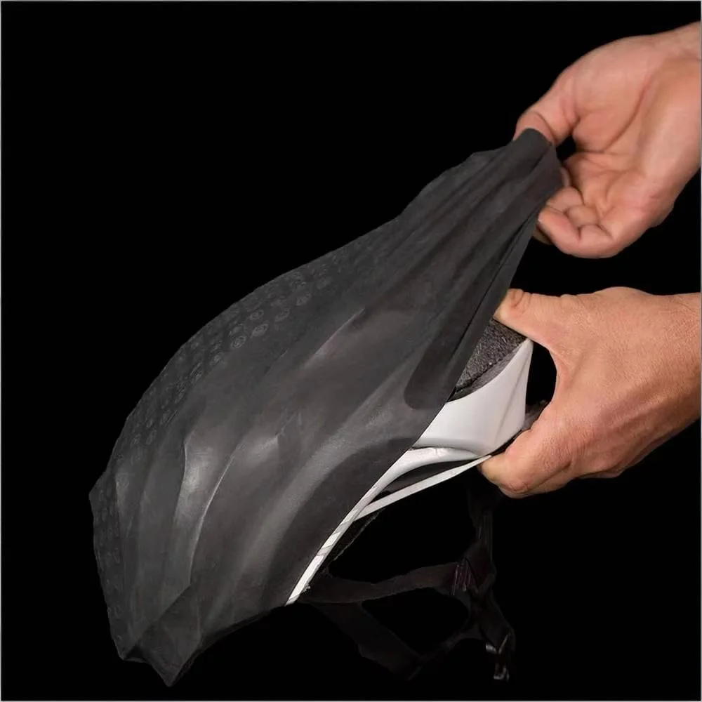 Cycling Helmet Cover, Fits Most Bike Helmets - Keeps Wind, Rain and Sun Away from Head;