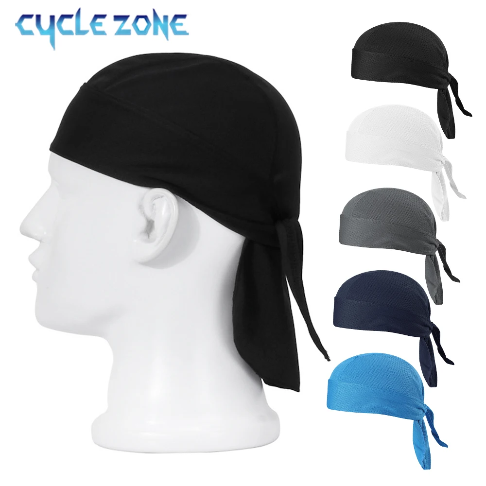 Cycling Headscarf Quick-dry Sun-Protective Hat Bicycle Headband Sweat-wicking Cap Hard Hat for Outdoor Sport Elastic Headscarf