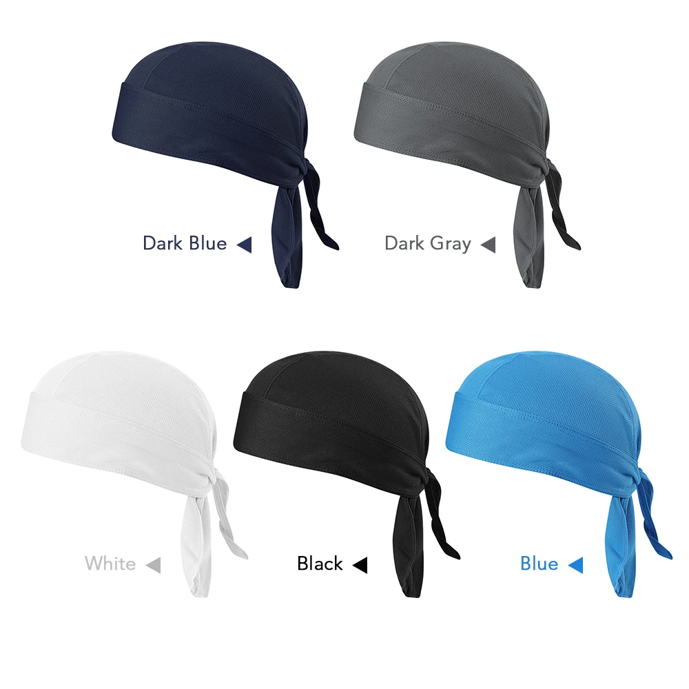 Cycling Headscarf Quick-dry Sun-Protective Hat Bicycle Headband Sweat-wicking Cap Hard Hat for Outdoor Sport Elastic Headscarf