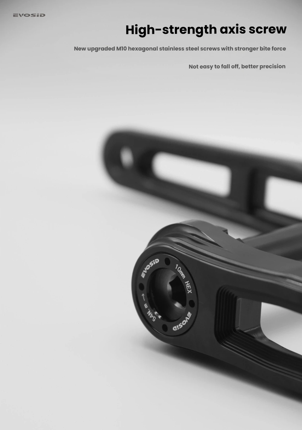 EVOSID 160/165/170mm Road Bike Crankset Ultralight SR 3Nails Direct Mount CNC Hollow Tech Crank 24mm Axis With Bracket