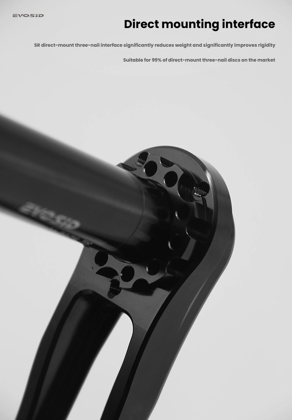 EVOSID 160/165/170mm Road Bike Crankset Ultralight SR 3Nails Direct Mount CNC Hollow Tech Crank 24mm Axis With Bracket