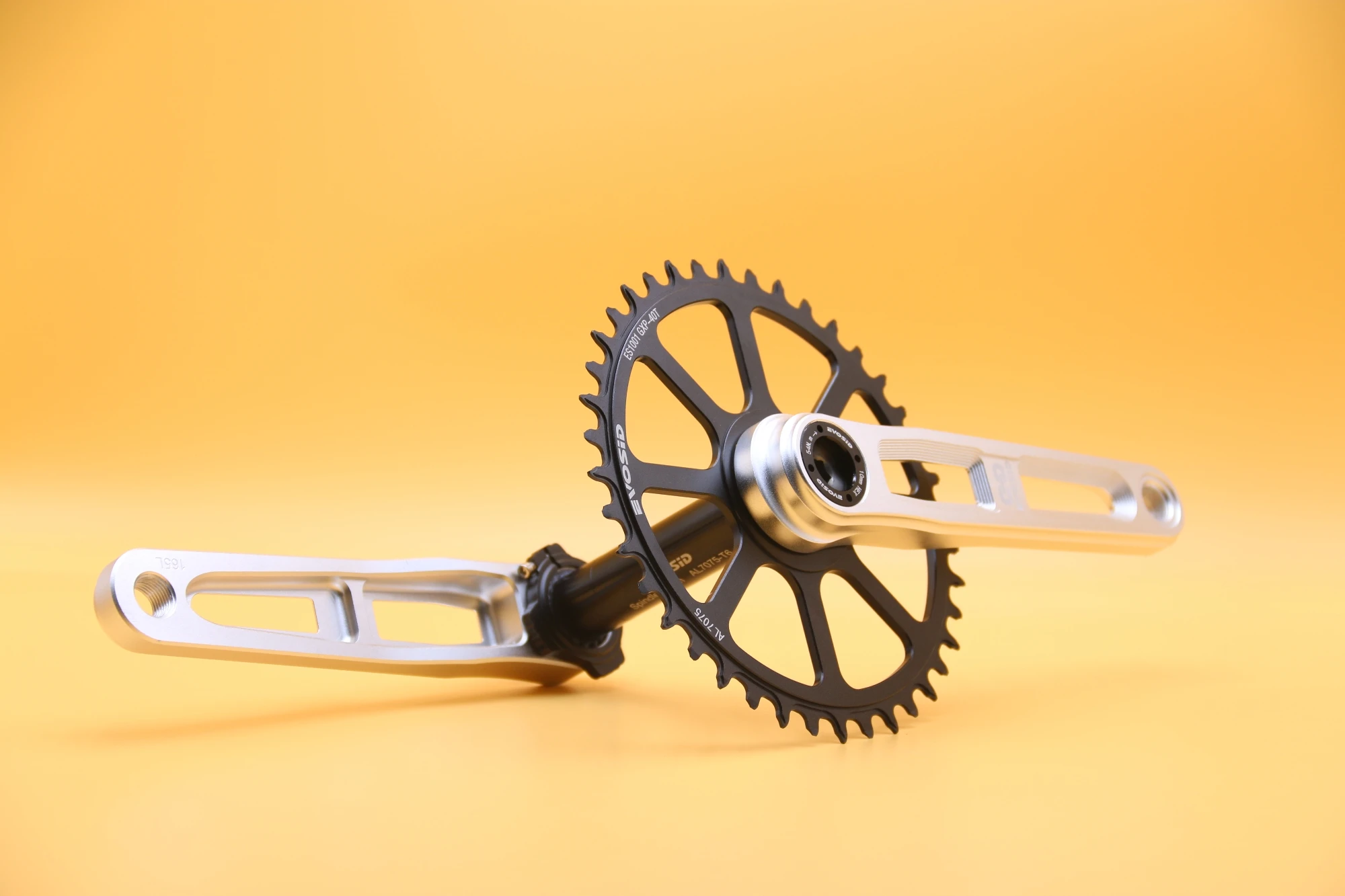 EVOSID 160/165/170mm Road Bike Crankset Ultralight SR 3Nails Direct Mount CNC Hollow Tech Crank 24mm Axis With Bracket