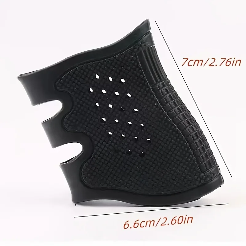 Tactical Pistol Rubber Grip Anti Slip Glove for Gl*ck G17/19/20/21/22/23/31/32 Reduce Recoil Grip Glove Hunting Accessories