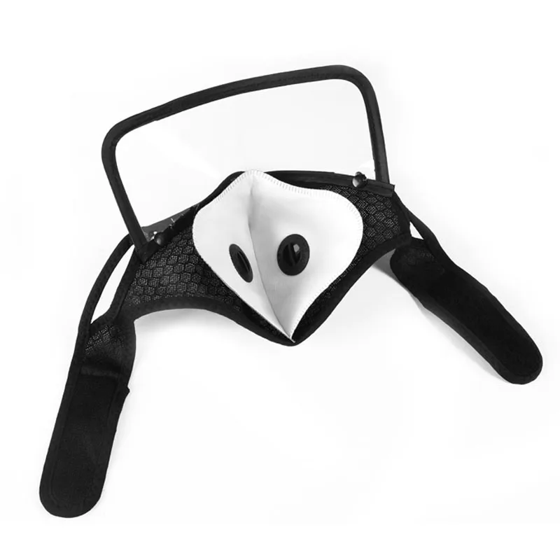 New Cycling Face Mask with Filter Goggles Dust Mask Sport Washable Reusable Facemask for Men Bandana Actived Carbon Filters