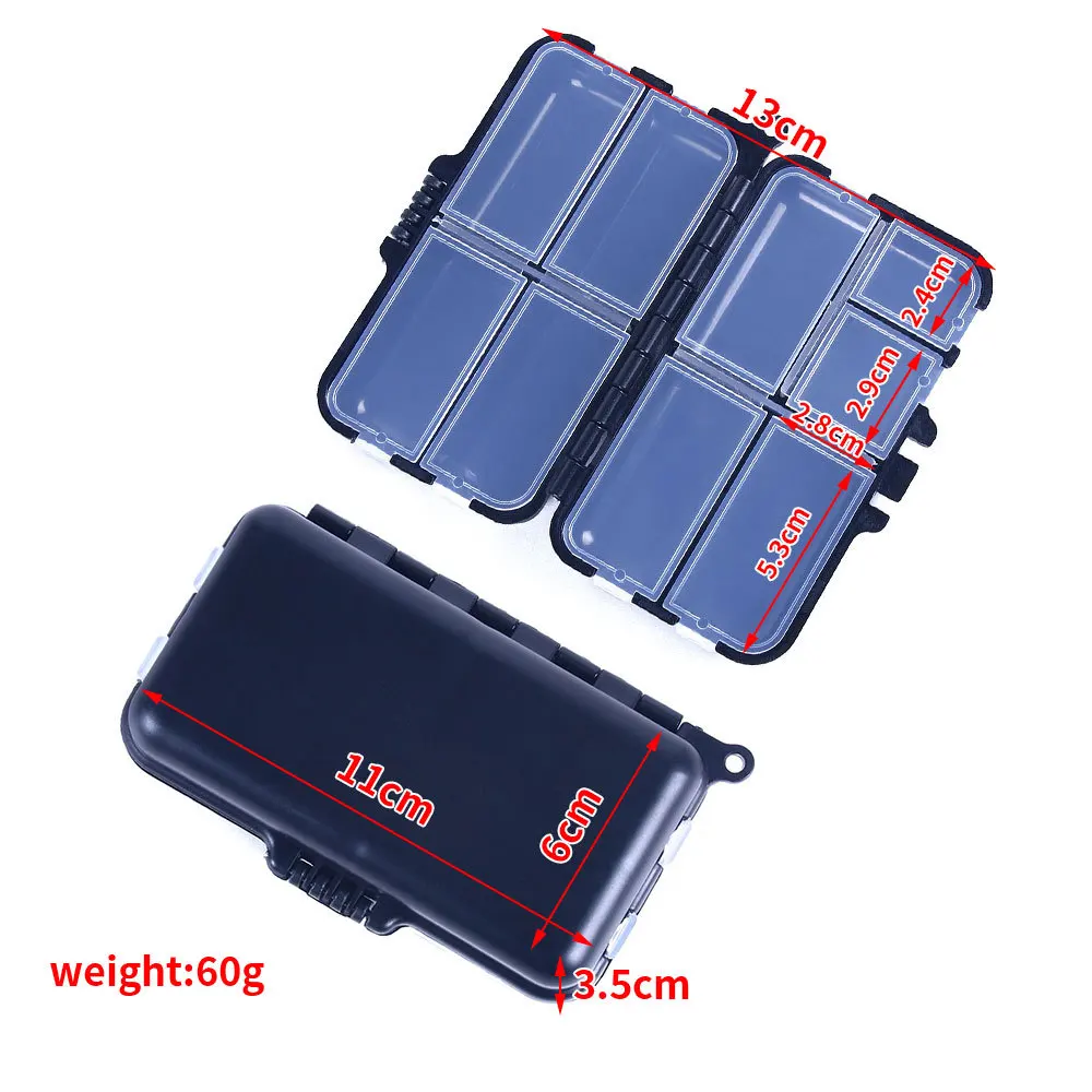 12Grid9Gluya Sea Fishing Accessories Box Flip-top Fishing Gear Storage Box