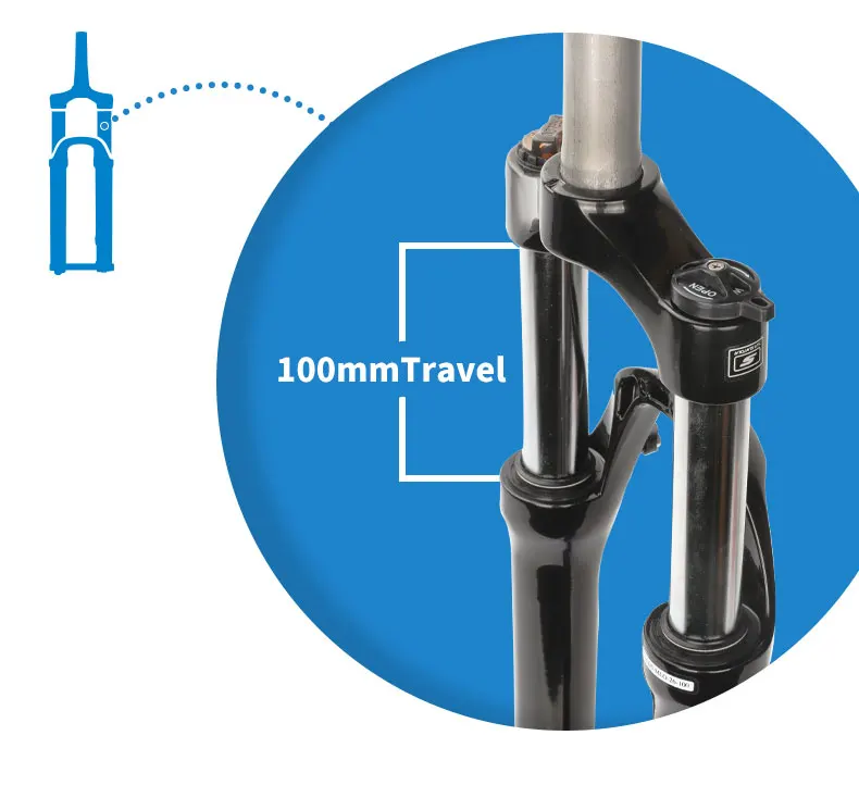 SUNTOUR XCM MTB Forks 26/27.5/29 inch Aluminium Hydraulic Shoulder Locking Mechanical Spring Forks Mountain Bike Disc Fork