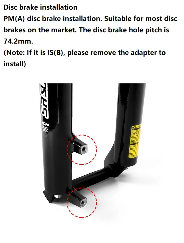 SUNTOUR XCM MTB Forks 26/27.5/29 inch Aluminium Hydraulic Shoulder Locking Mechanical Spring Forks Mountain Bike Disc Fork