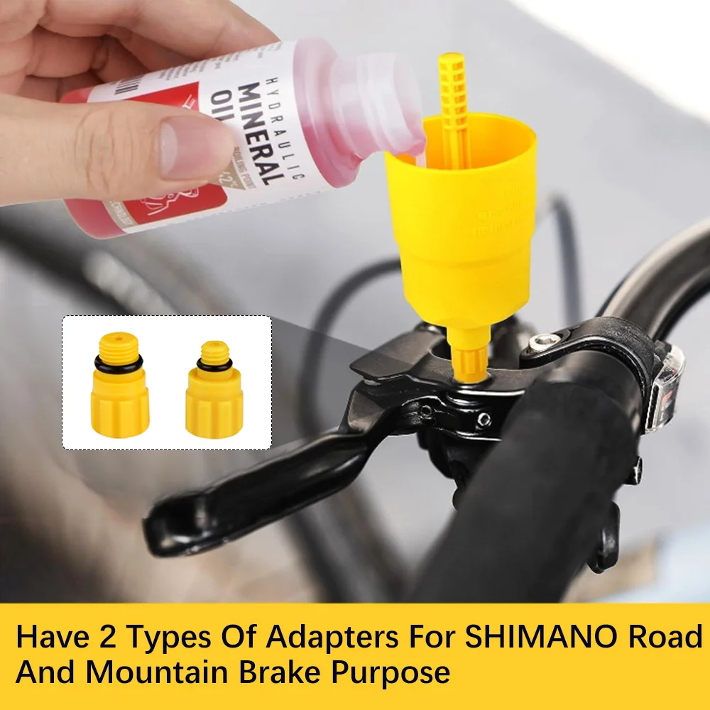 Universal Bicycle Hydraulic Disc Brake Mineral Oil Bleed Kit Tools for For MTB Road Bike Oil Bleed Adapters Filling Joint Tools