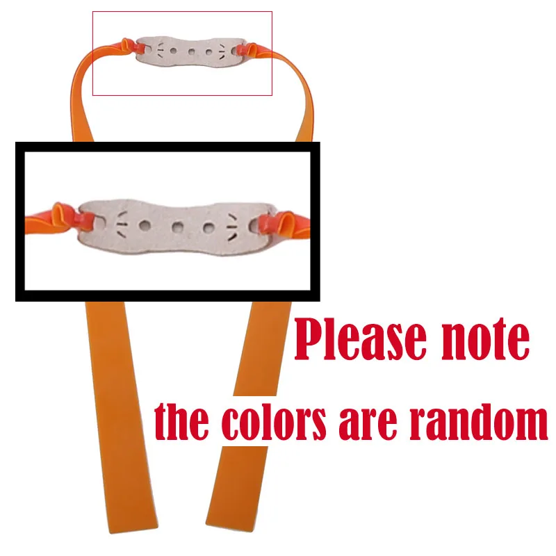 10PCS Powerful Catapult Latex Tape Flat Elastic Band Slingshot Hunting Replacement Accessory Resilient Natural Rubber Slingshot