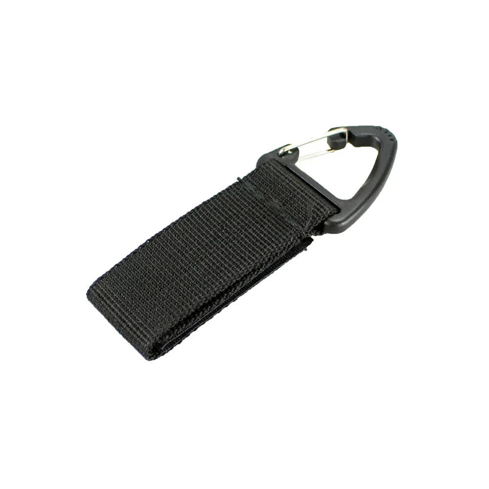 Outdoor Camping Hiking Climbing MultiTool Molle Nylon Webbing Clip EDC Tool Belt Ribbon Keychain Clasp Hook Carabiner Buckle