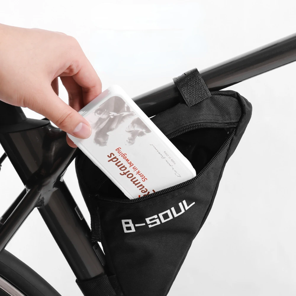 Mountain Bike Bag Triangle Waterproof Cycling Bag Front Tube Frame Bag Bicycle Accessories