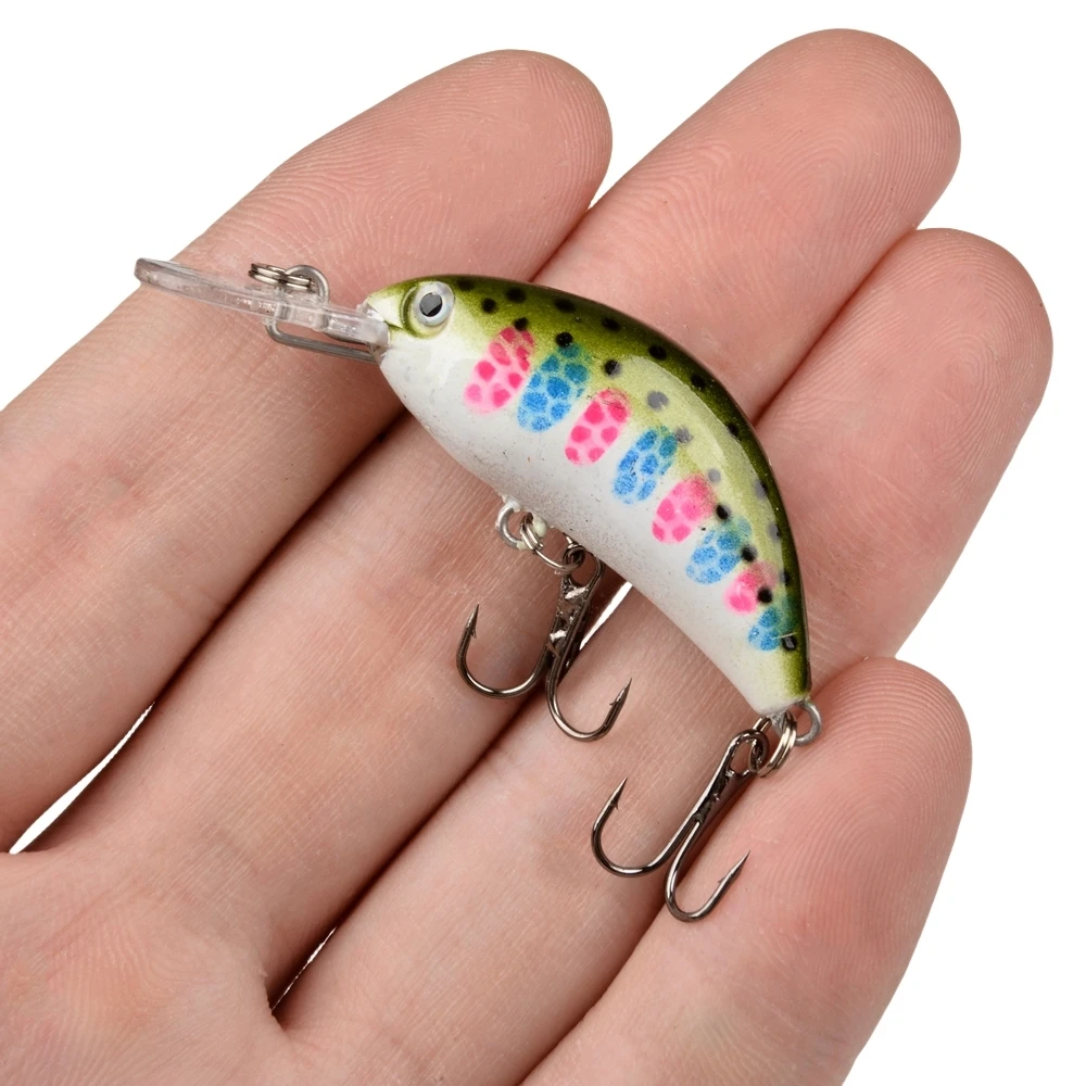 1Pcs Minnow Fishing Lures 4g 5cm Wobbler Slow Sinking Artificial Plastic Hard Bait Crankbait For Bass Pike Pesca Fishing Tackle