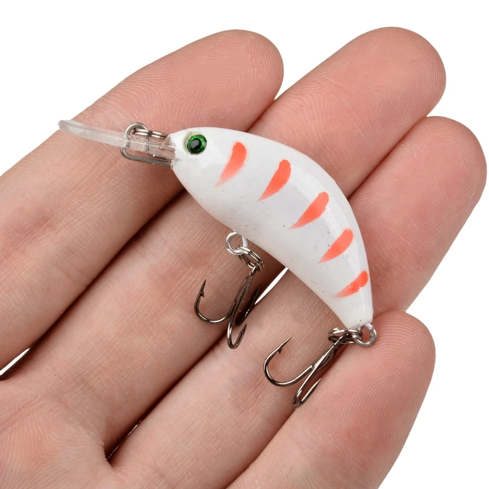 1Pcs Minnow Fishing Lures 4g 5cm Wobbler Slow Sinking Artificial Plastic Hard Bait Crankbait For Bass Pike Pesca Fishing Tackle