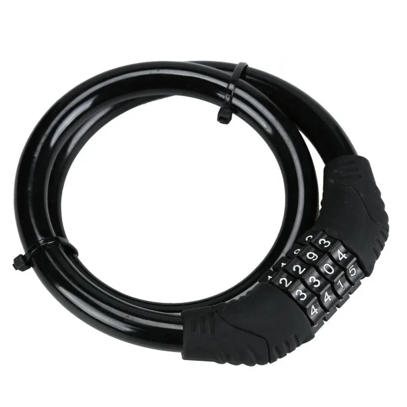 Bicycle Locks Anti-theft Mtb Bike Steel Wire Padlock 4Digit Password Electric Scooter Motorcycle Locks MTB Bicycle Accessories