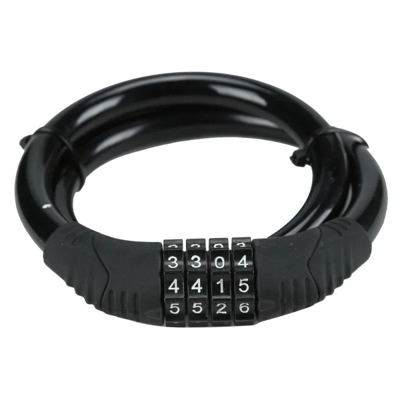 Bicycle Locks Anti-theft Mtb Bike Steel Wire Padlock 4Digit Password Electric Scooter Motorcycle Locks MTB Bicycle Accessories
