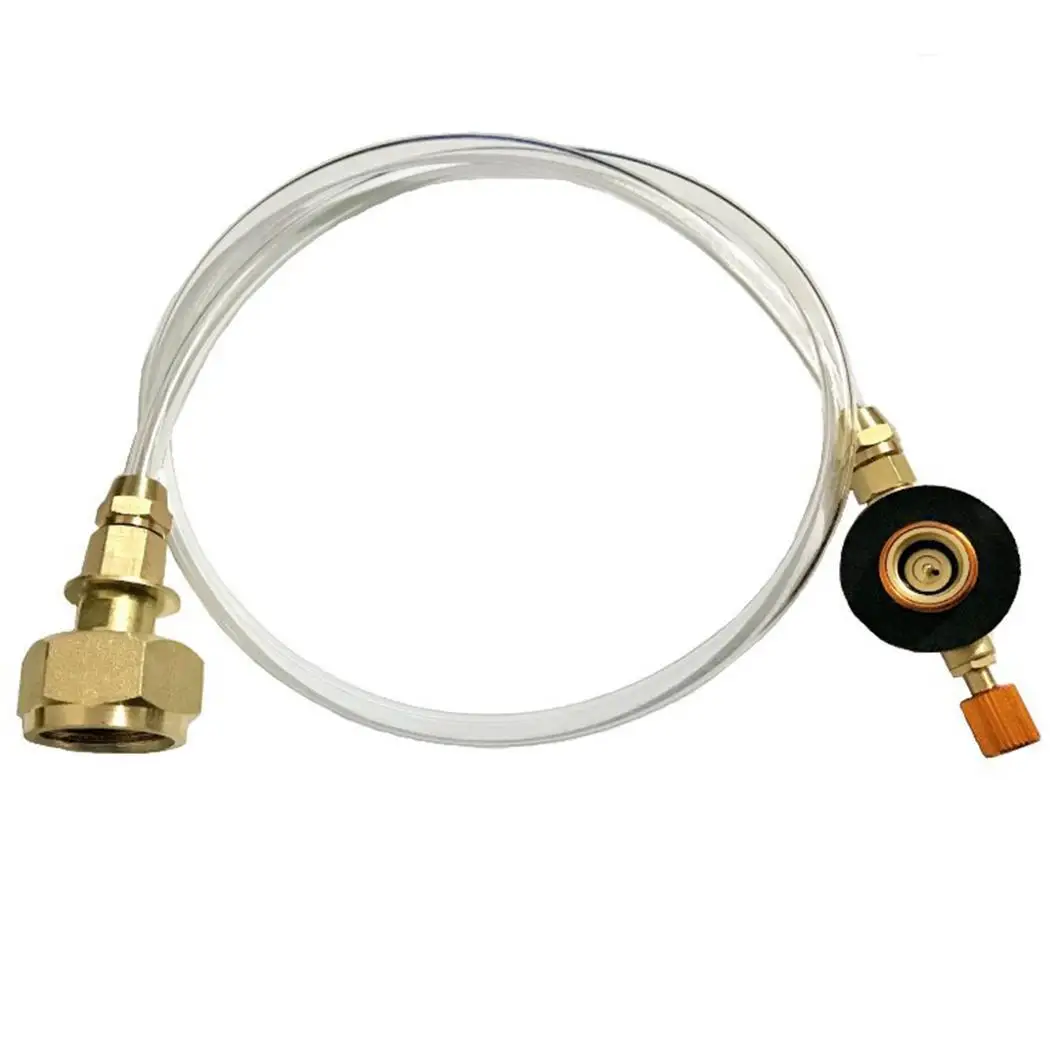 Europe Outdoor Camping Gas Stove Gas Tank Inflation Joint Camping Gas Tank Interconnection Pipe Refill Adapter