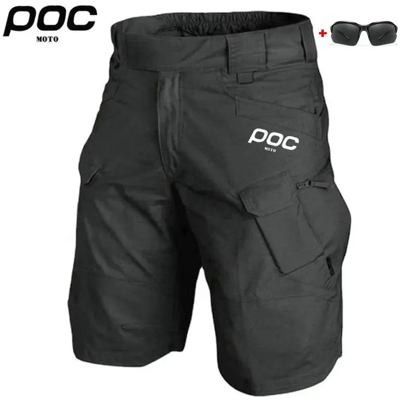 MOTO POC MTB Shorts Men's Mountain Bicycle Short Offroad DH Motorcycle Bike 2025 Outdoor Sports Quick Dry Downhill Short Pants