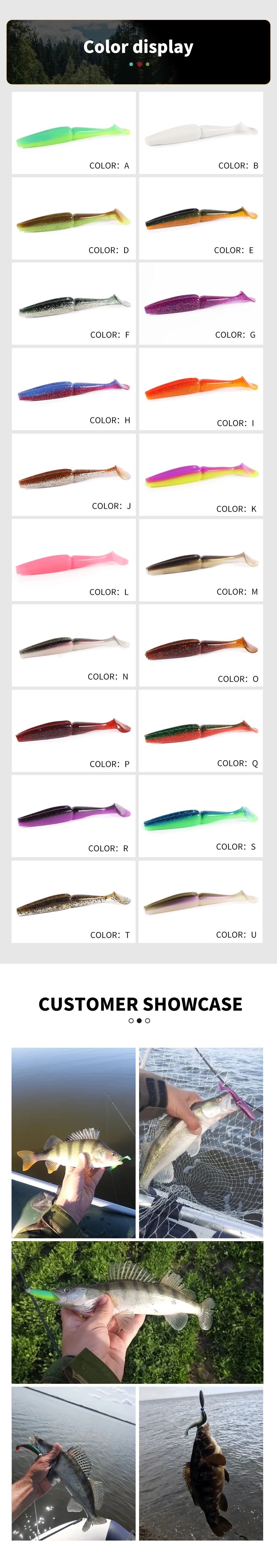 Supercontinent Hot Easy Swimmer Fishing Lure Soft Bait Professional Lure Crazy Quality Carp Artificial Wobblers Free Shipping