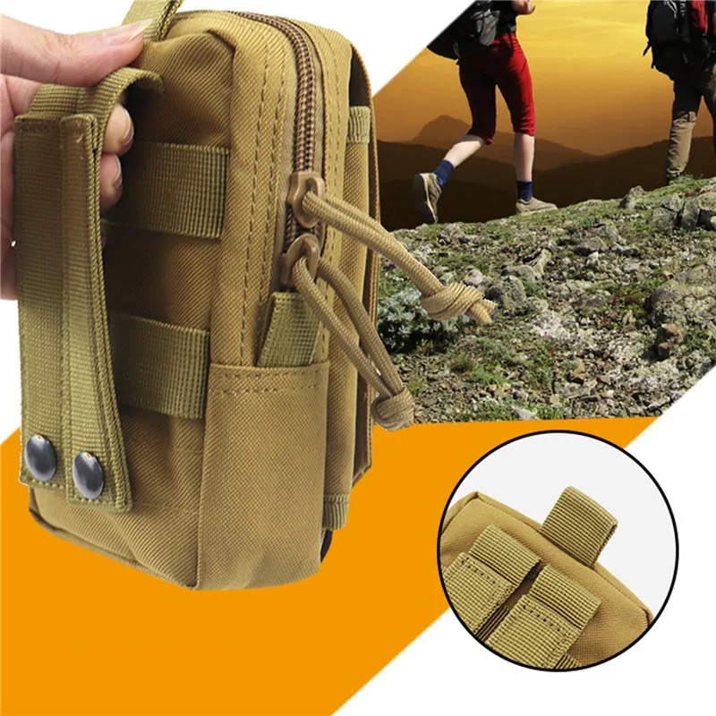 1000D Molle Pouch Waist Bag Outdoor Men EDC Tool Bag Vest Pack Purse Mobile Phone Case Hunting Compact Bag New