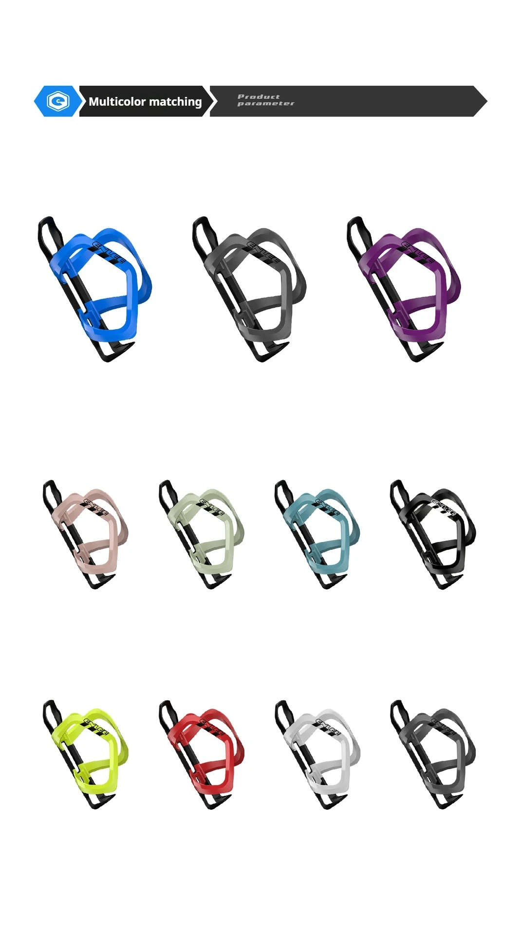 ENLEE Bicycle Bottle Holder Ultralight MTB Road Bike Water Bottle Cages Cycling Bottle Rack Bracket Bicycle Accessories