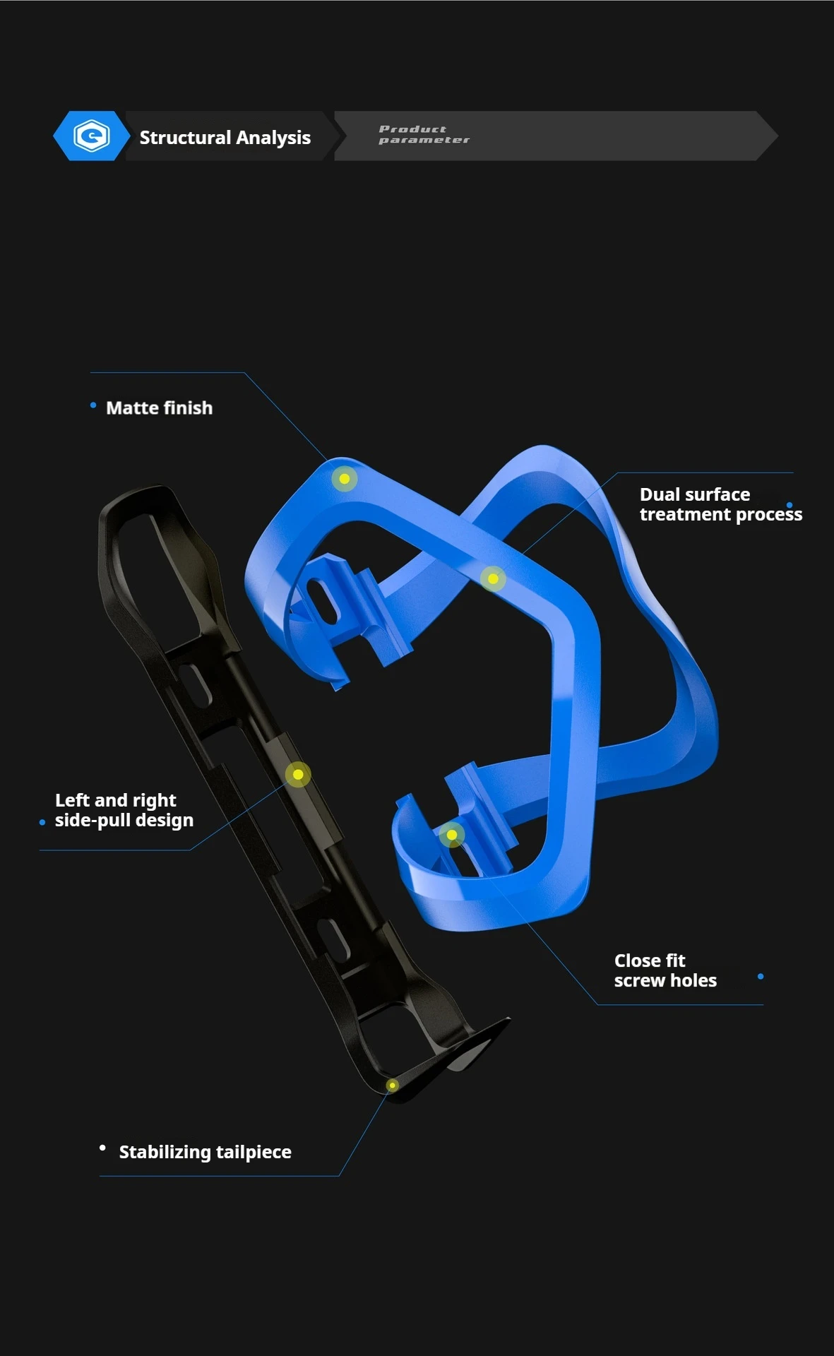 ENLEE Bicycle Bottle Holder Ultralight MTB Road Bike Water Bottle Cages Cycling Bottle Rack Bracket Bicycle Accessories