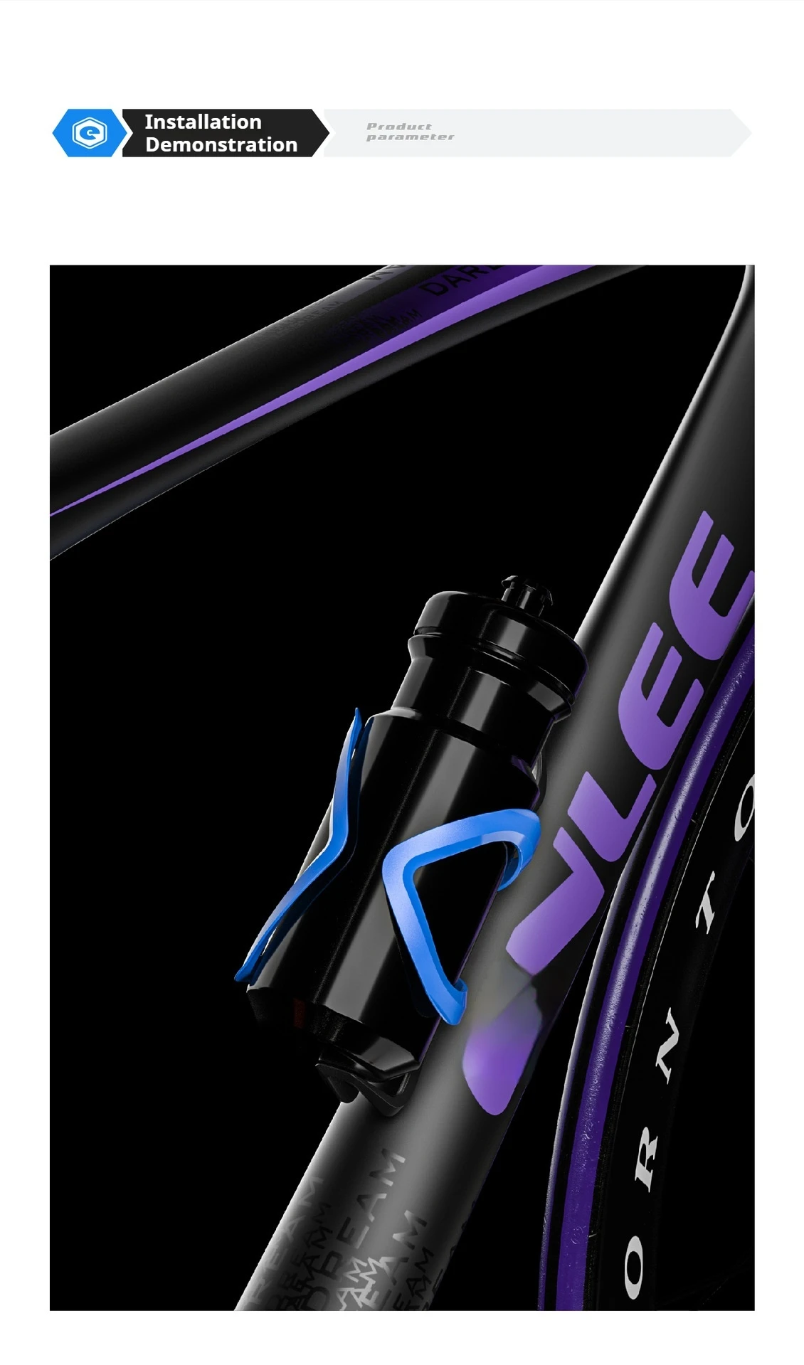 ENLEE Bicycle Bottle Holder Ultralight MTB Road Bike Water Bottle Cages Cycling Bottle Rack Bracket Bicycle Accessories