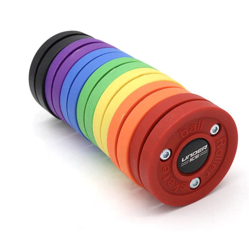 UICE Hockey Puck Hockey Sticks Training Puck Plastic Ice Hockey Puck Reusable Ice Training Equipment