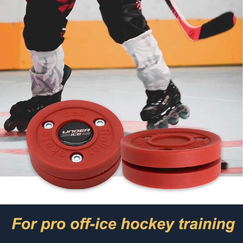 UICE Hockey Puck Hockey Sticks Training Puck Plastic Ice Hockey Puck Reusable Ice Training Equipment