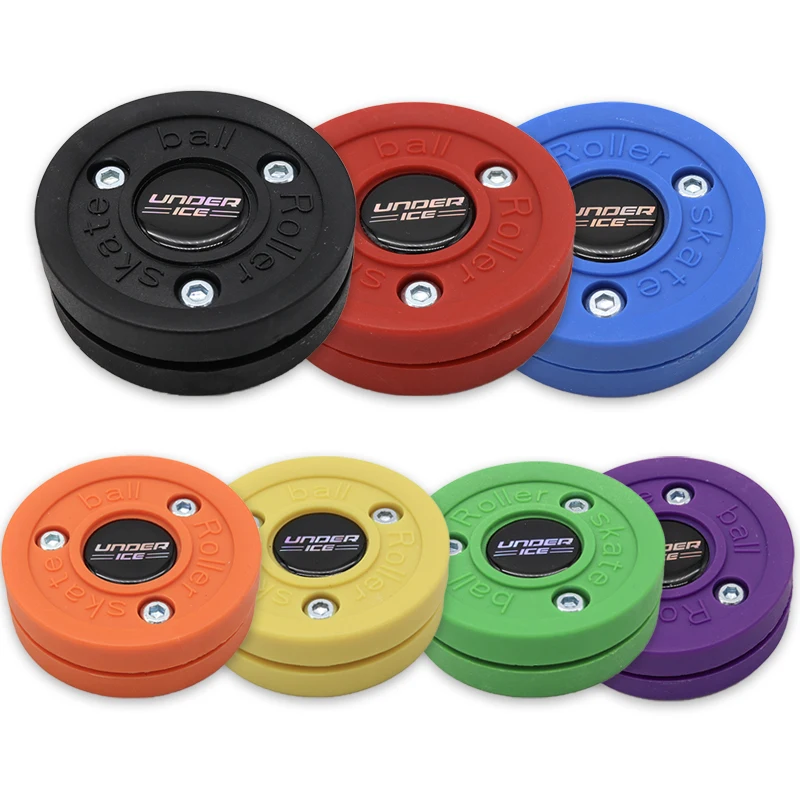 UICE Hockey Puck Hockey Sticks Training Puck Plastic Ice Hockey Puck Reusable Ice Training Equipment