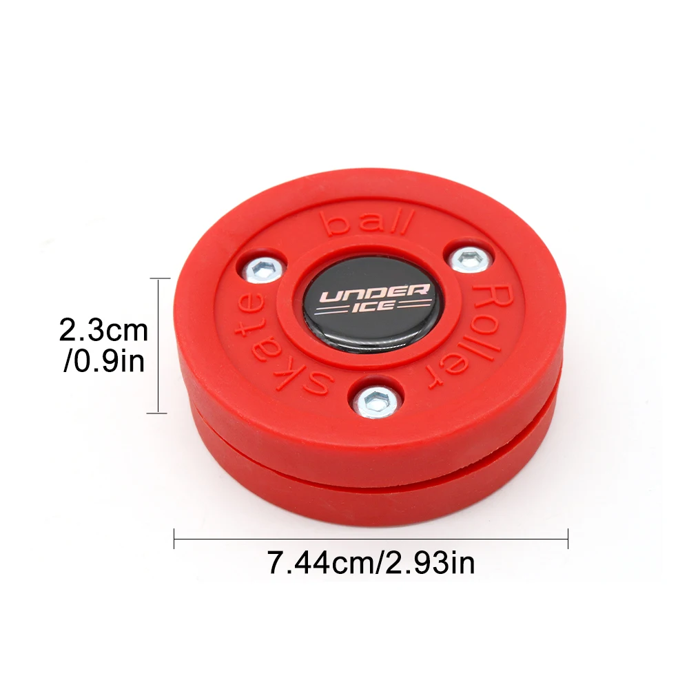 UICE Hockey Puck Hockey Sticks Training Puck Plastic Ice Hockey Puck Reusable Ice Training Equipment