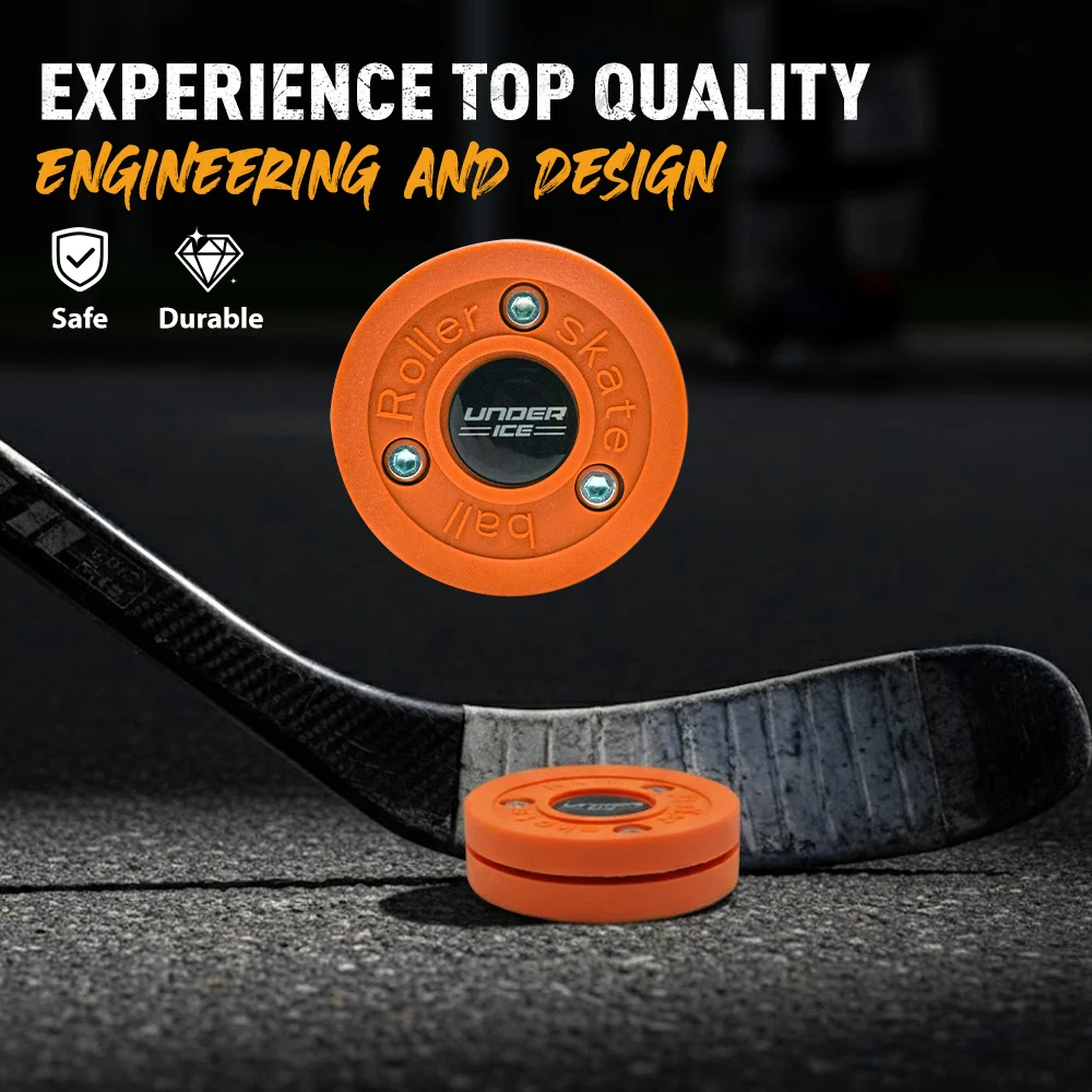 UICE Hockey Puck Hockey Sticks Training Puck Plastic Ice Hockey Puck Reusable Ice Training Equipment