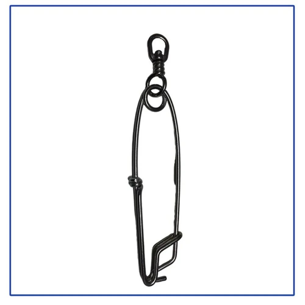2PCS/Lot Stainless Steel Tuna Fishing Clip Snap with B.L Swivel for Spearfishing Long Line Fishing Accessories Fishing Tools