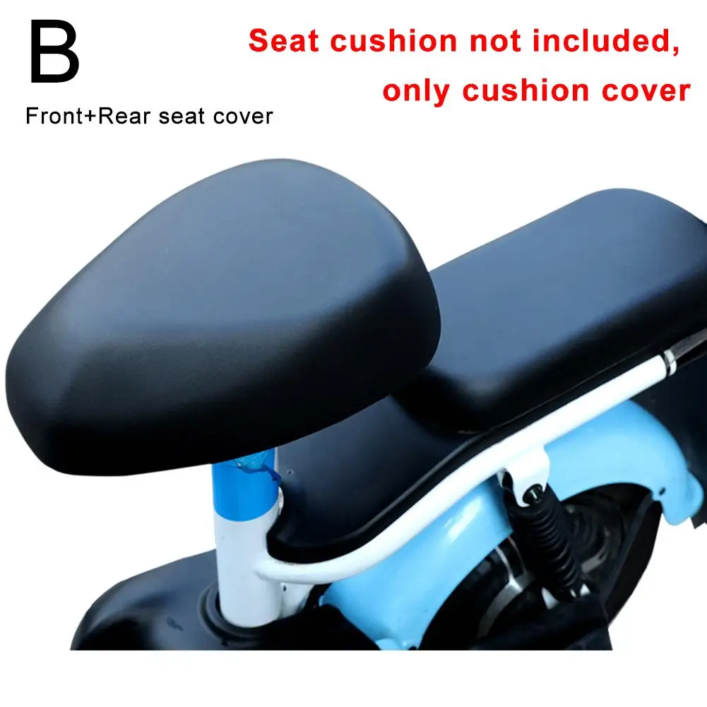 Universal Electric Vehicle Seat Cushion Cover Waterproof Seat Back Protector Waterproof Sunscreen Heat Insulation Bicycle